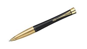 Długopis 110 URBAN czarny matowy ze złotem