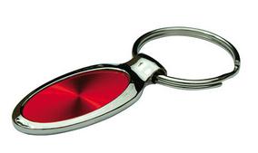 Schlüsselanhänger oval rot