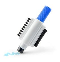 TRIO-Set: Markierstift, Reiniger und Pinsel für Computer - blau