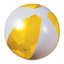 Strandball gelb durchsichtig