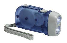 Induktive Taschenlampe blau