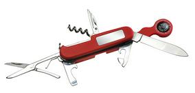 Taschenmesser 8 Funktionen rot