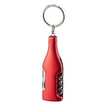 Schlüsselanhänger Taschenmesser Flasche - rot