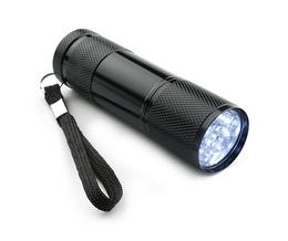 Taschenlampe RAY, 9 LED schwarz