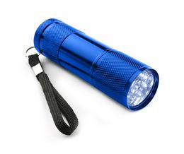 Taschenlampe RAY, 9 LED blau