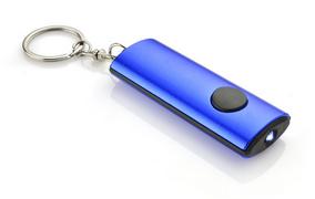 Taschenlampe-Schlüsselanhänger blau