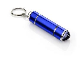 Taschenlampe-Schlüsselanhänger blau