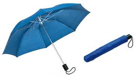 Klapp Regenschirm SAMER blau