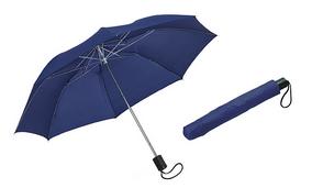 Klapp Regenschirm SAMER dunkelblau
