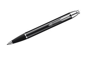 Kugelschreiber Parker IM schwarz mit silberner  Verzierung
